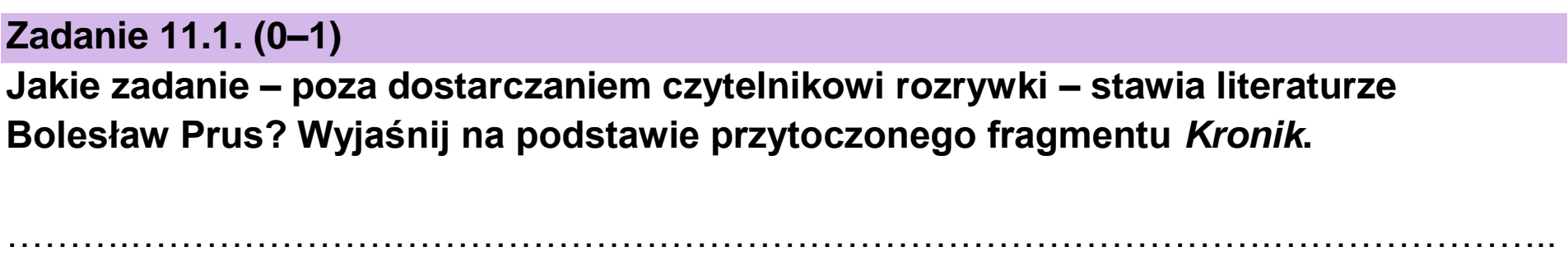 Matura próbna, grudzien 2022, zadanie 11.1
