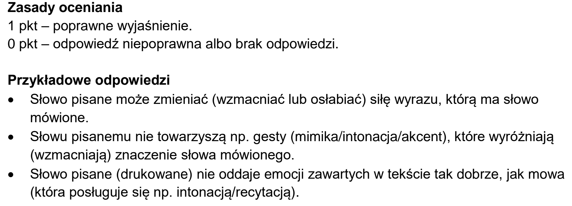 Matura próbna, grudzien 2023, odpowiedź do zadania 1
