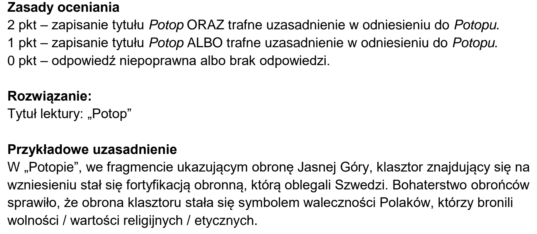 Matura próbna, grudzien 2023, odpowiedź do zadania 10