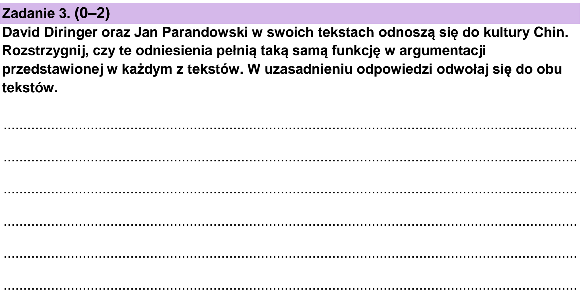 Matura próbna, grudzien 2023, podgląd zadania 3