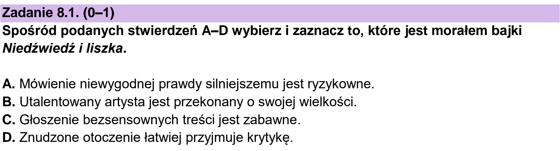 Matura próbna, grudzien 2023, zadanie 8.1