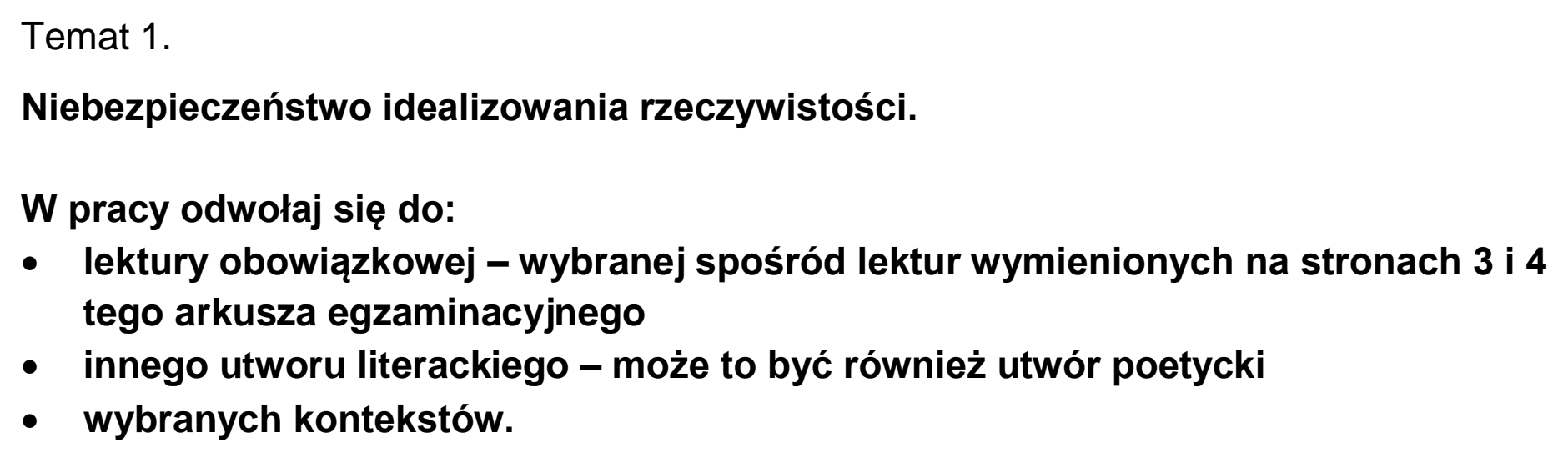 Matura próbna, grudzien 2023, podgląd zadania 1