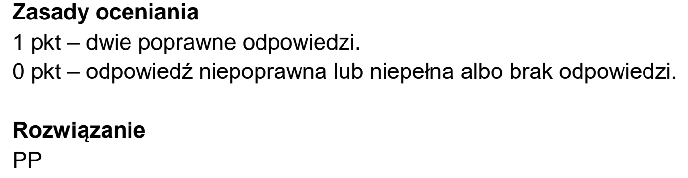 Matura próbna, grudzien 2024, odpowiedź do zadania 10