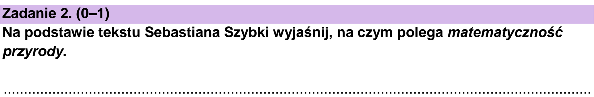 Matura próbna, grudzien 2024, podgląd zadania 2