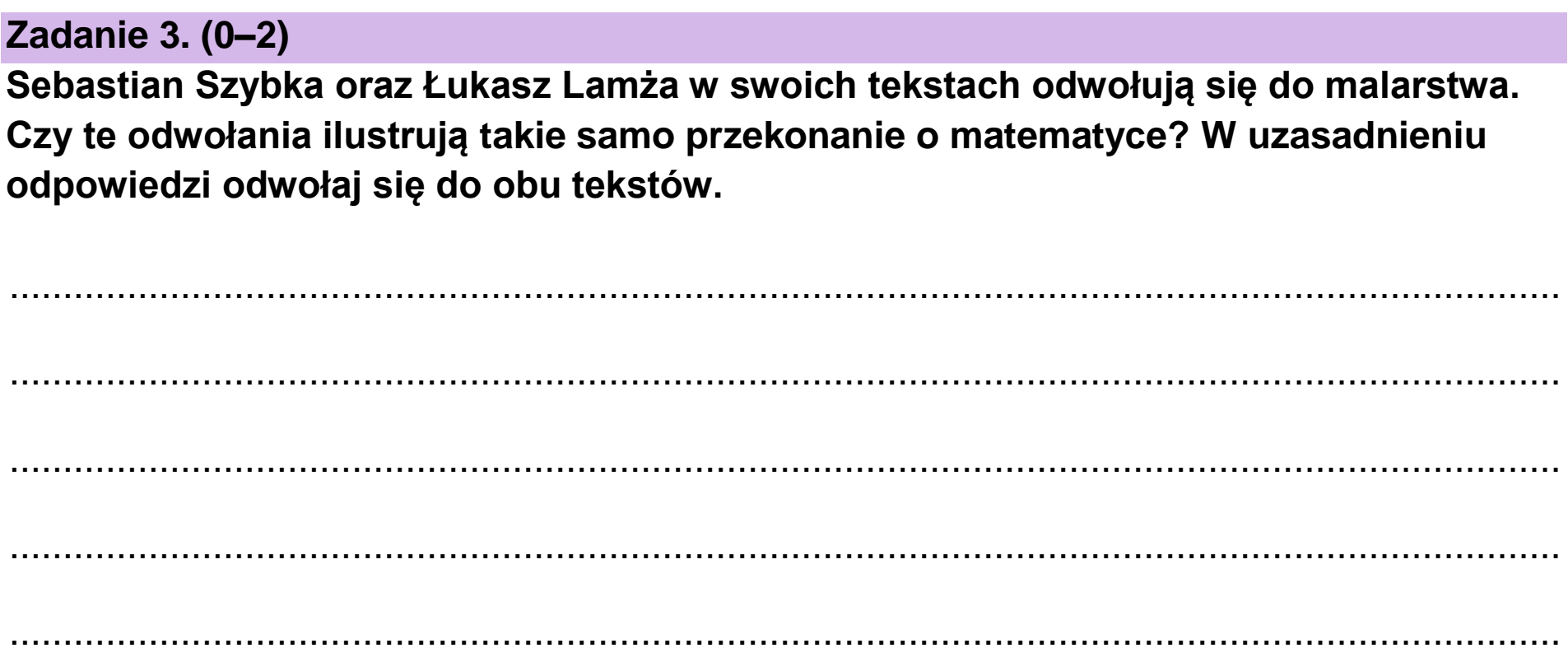 Matura próbna, grudzien 2024, podgląd zadania 3