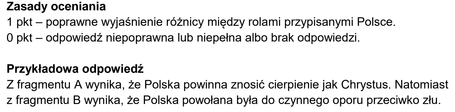 Matura, maj 2023, odpowiedź do zadania 12.2