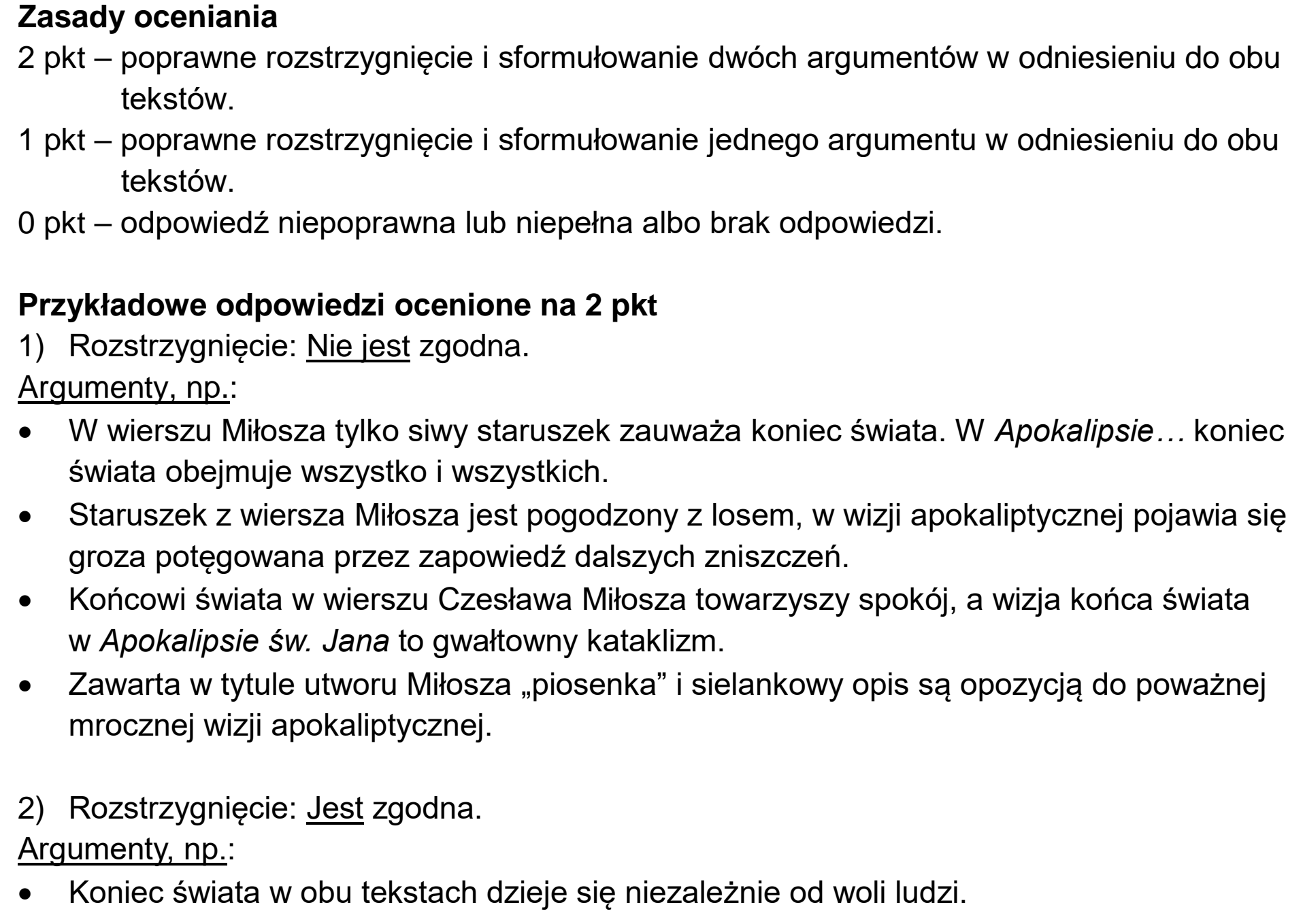 Matura, maj 2023, odpowiedź do zadania 8, fragment 1