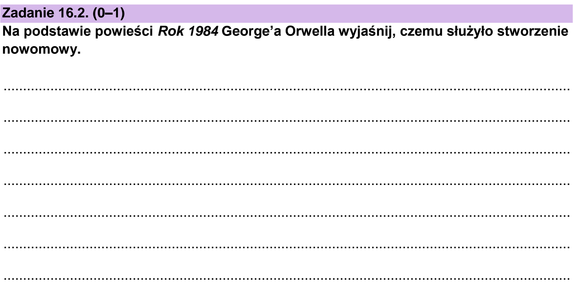 Matura, maj 2023, zadanie 16.2