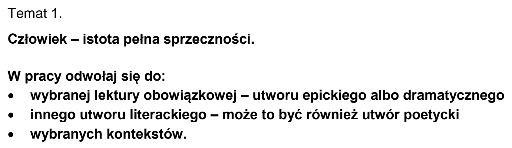 Matura, maj 2023, podgląd zadania 1