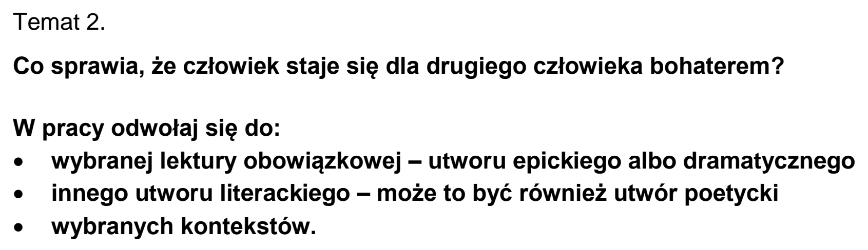 Matura, maj 2023, podgląd zadania 2