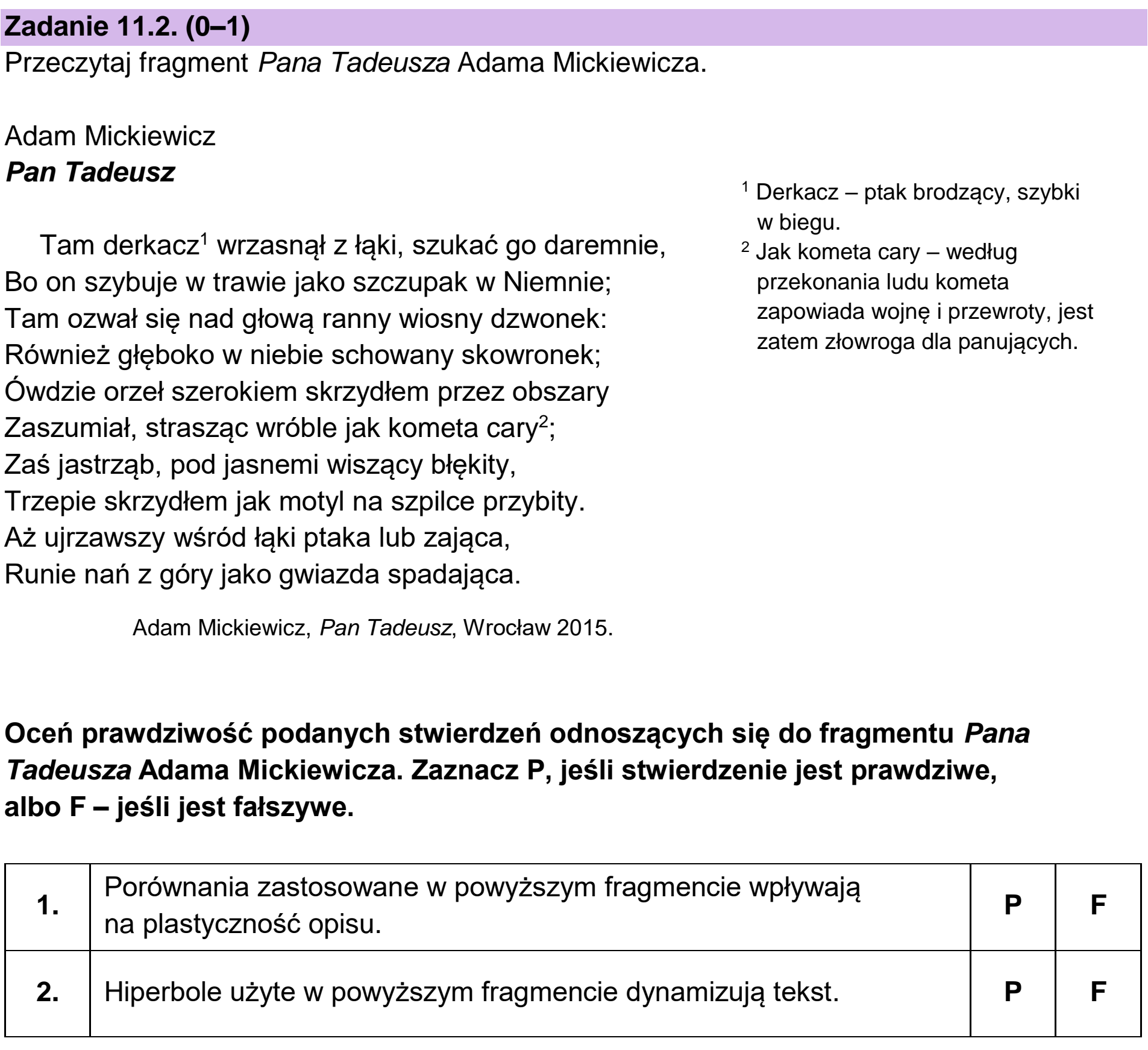 Matura, maj 2024, zadanie 11.2