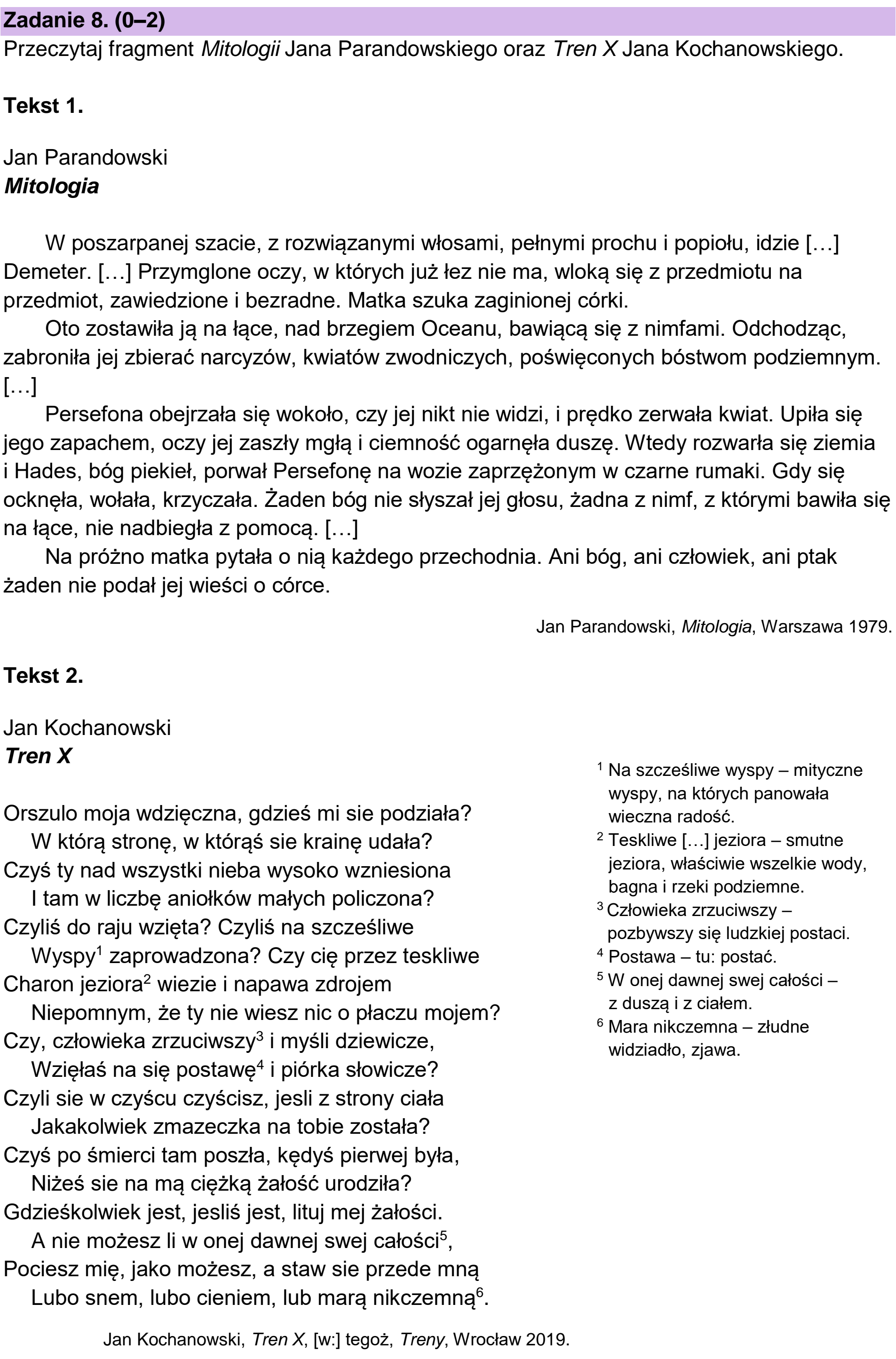 Matura, maj 2024, podgląd zadania 8, fragment 1