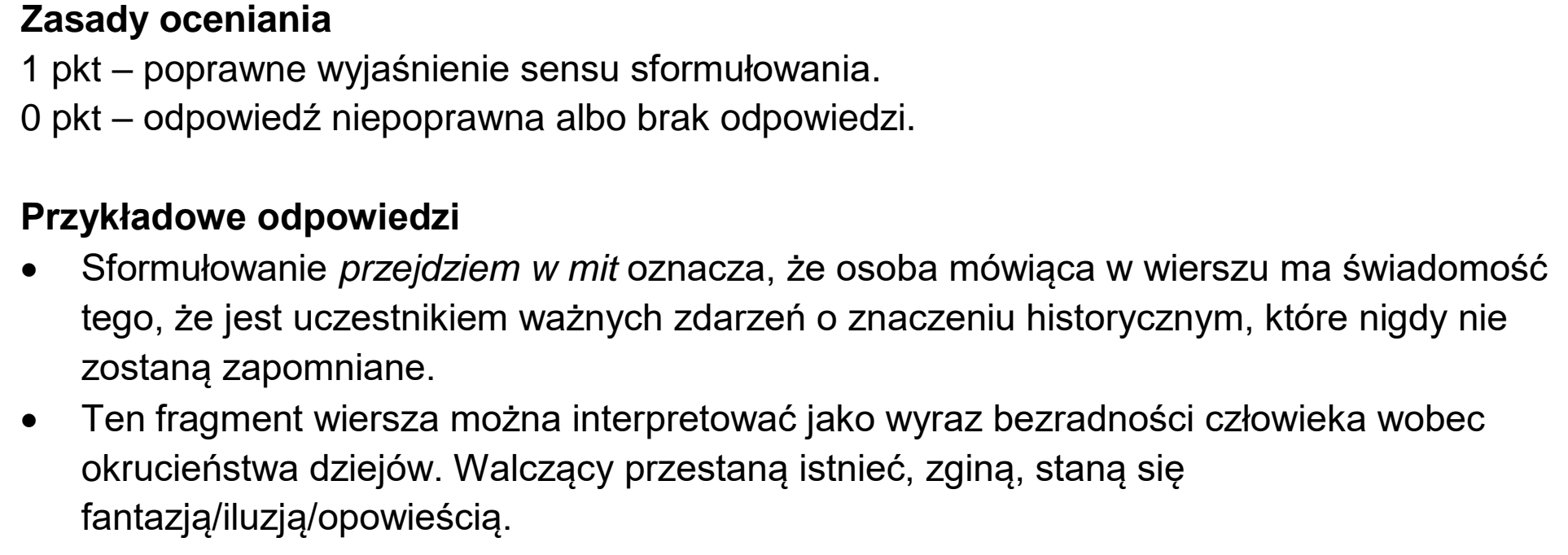 Matura, maj 2025, odpowiedź do zadania 11