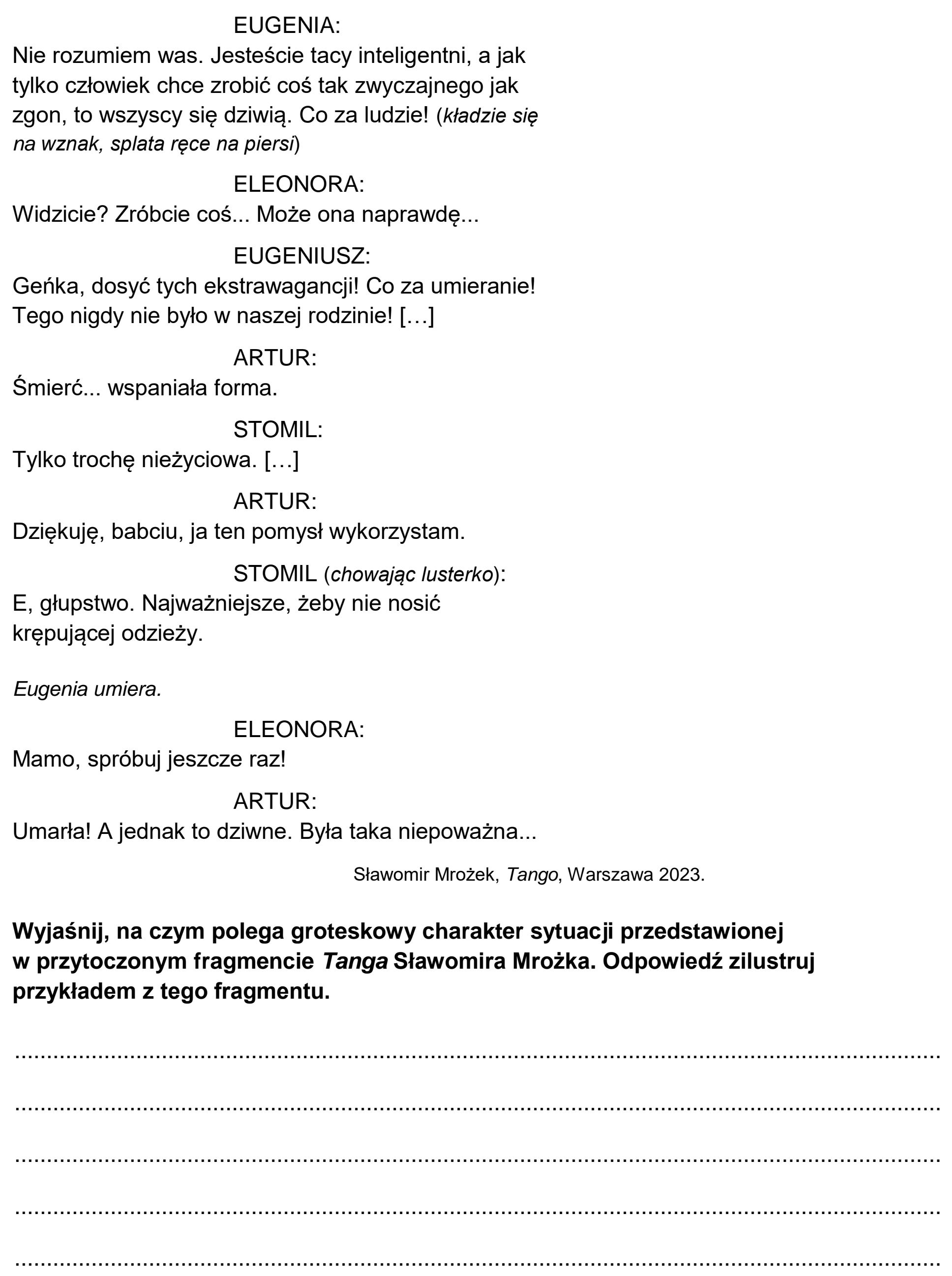 Matura, maj 2025, podgląd zadania 13, fragment 2