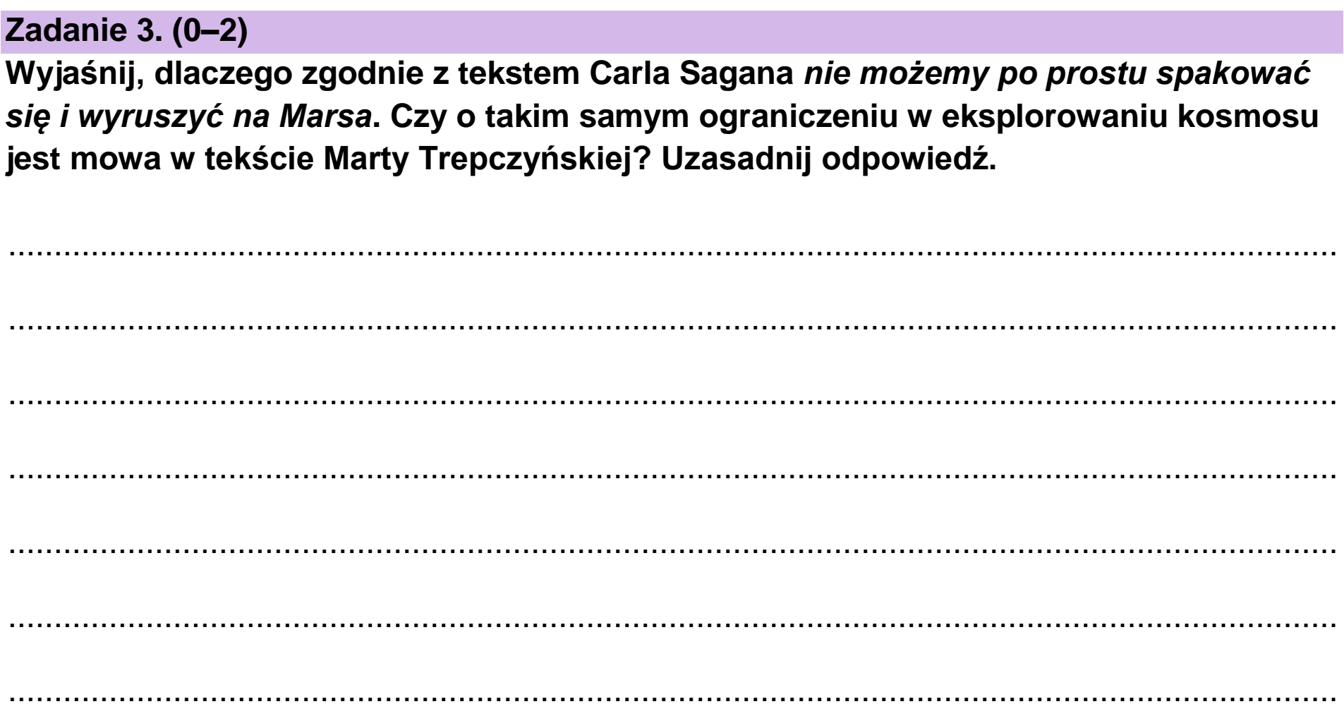 Matura, maj 2025, podgląd zadania 3
