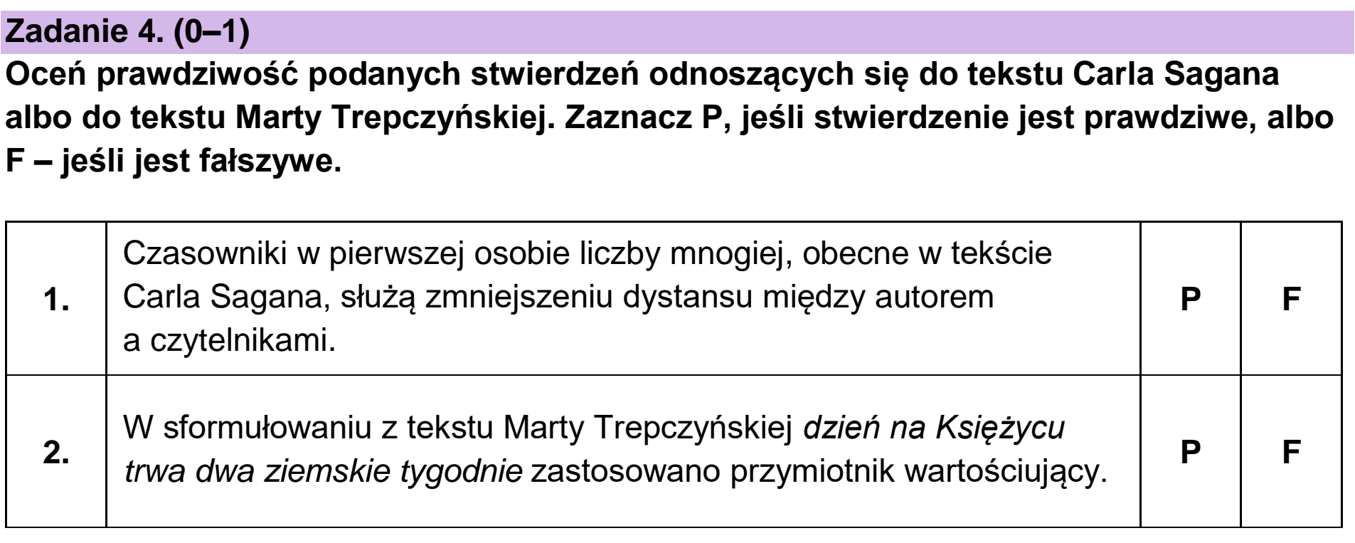 Matura, maj 2025, podgląd zadania 4
