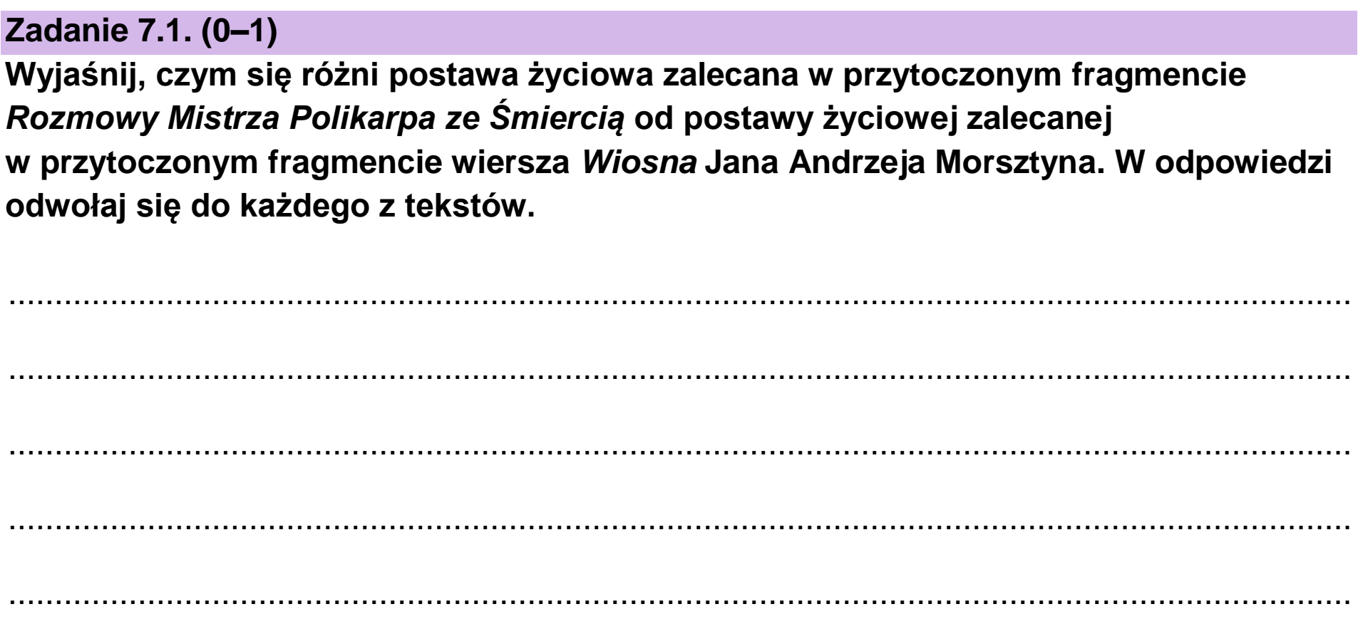 Matura, maj 2025, zadanie 7.1