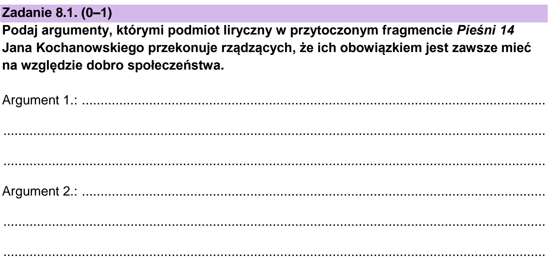 Matura, maj 2025, zadanie 8.1
