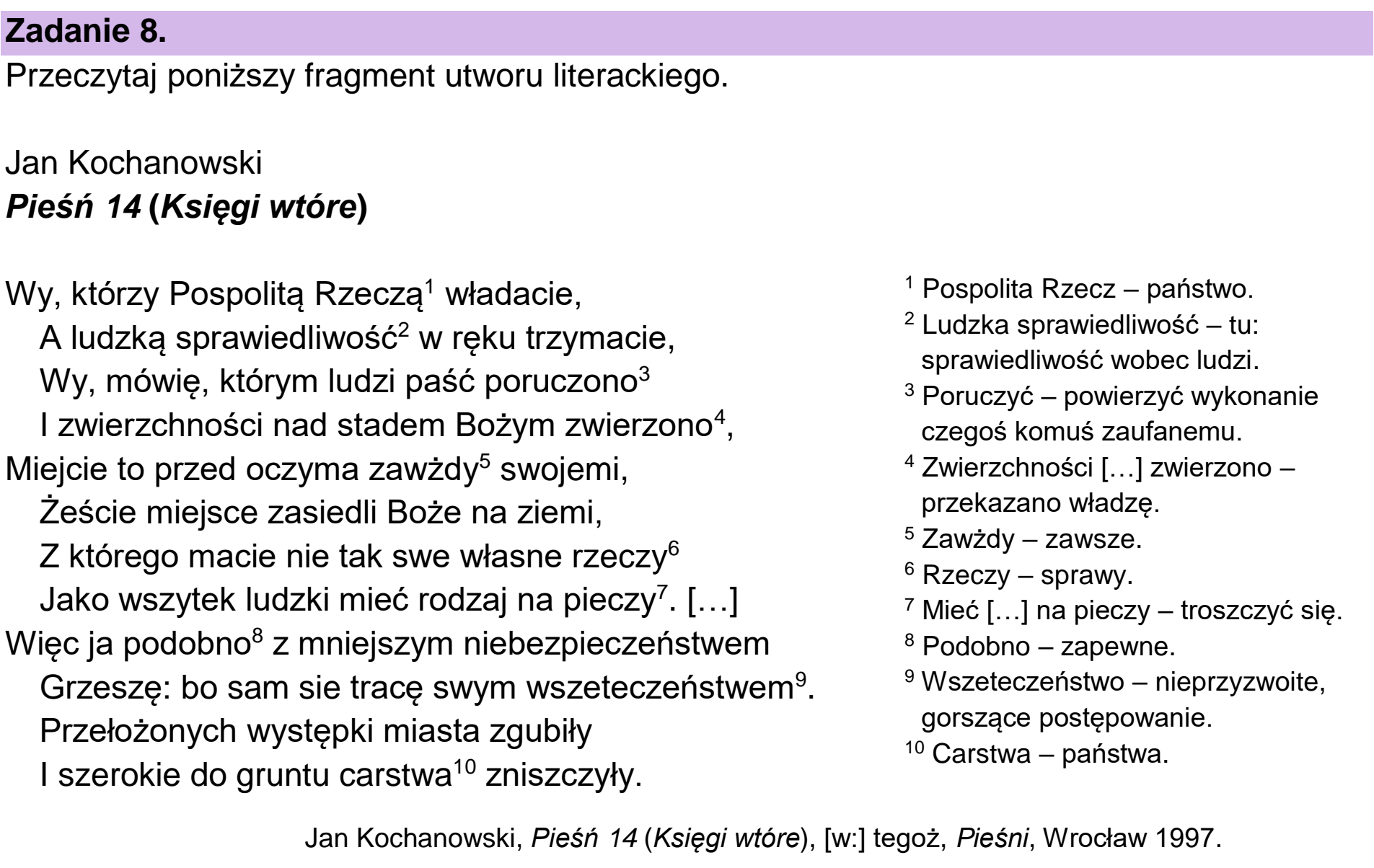 Matura, maj 2025, wstęp zadania 8