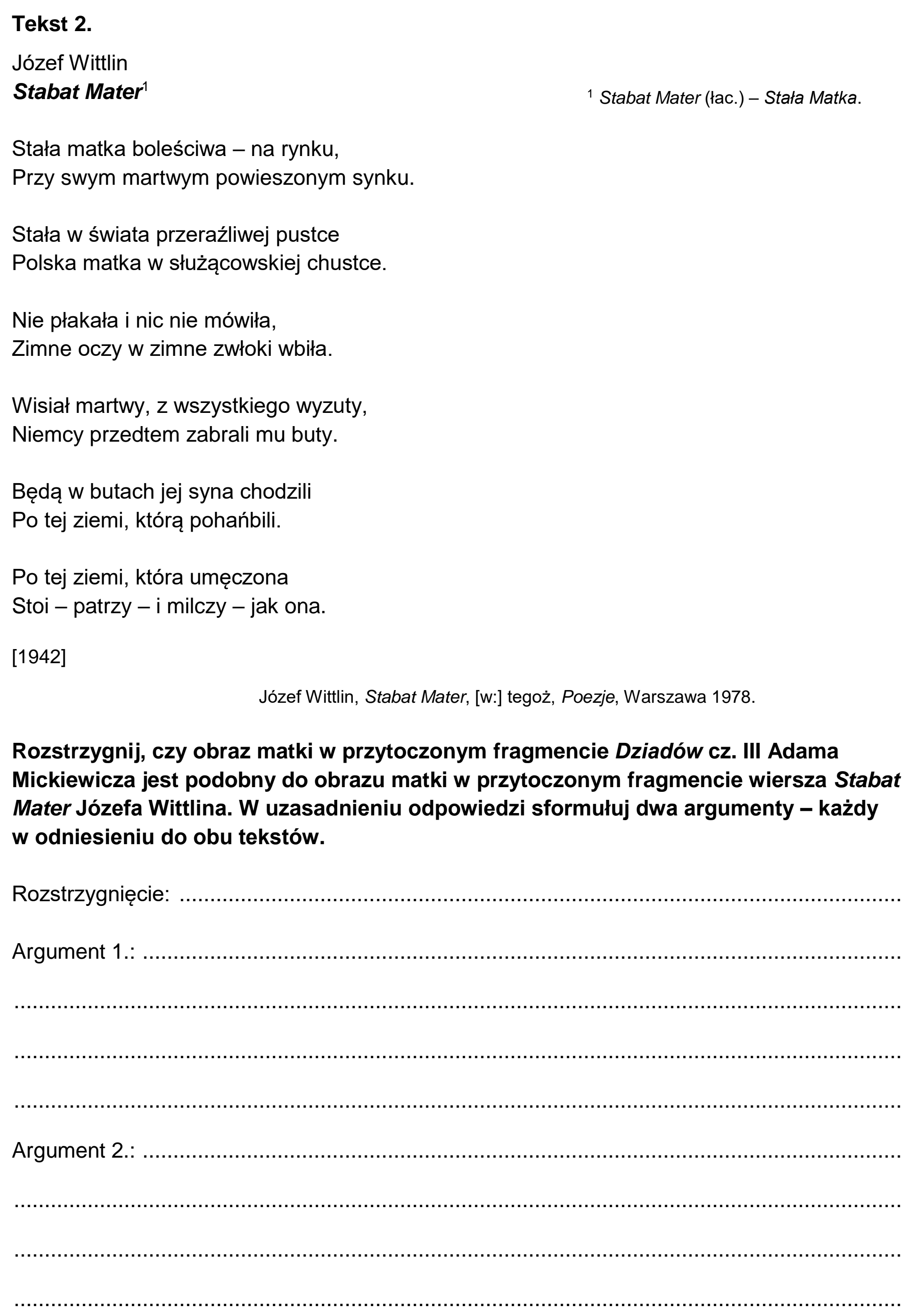 Matura, maj 2025, podgląd zadania 9, fragment 2