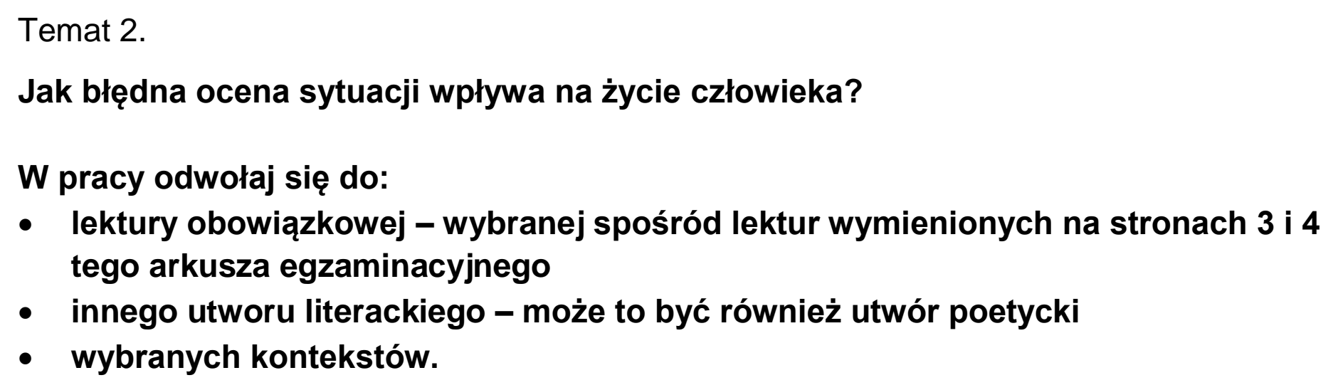 Matura, maj 2025, podgląd zadania 2
