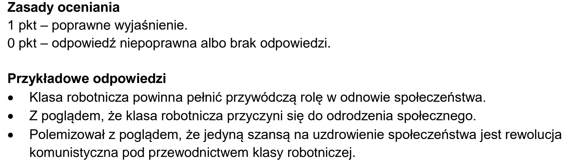 Matura, maj 2026, odpowiedź do zadania 13.1