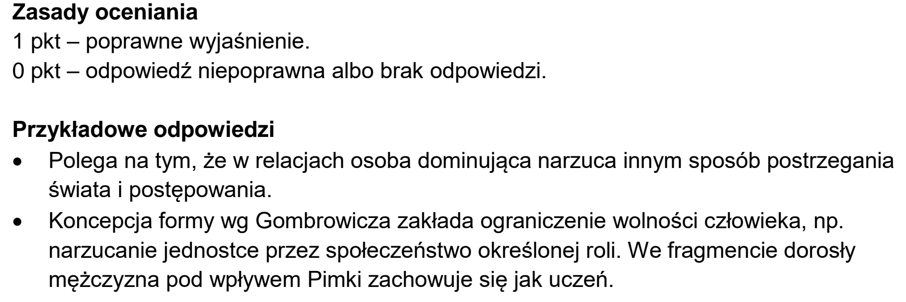 Matura, maj 2026, odpowiedź do zadania 14