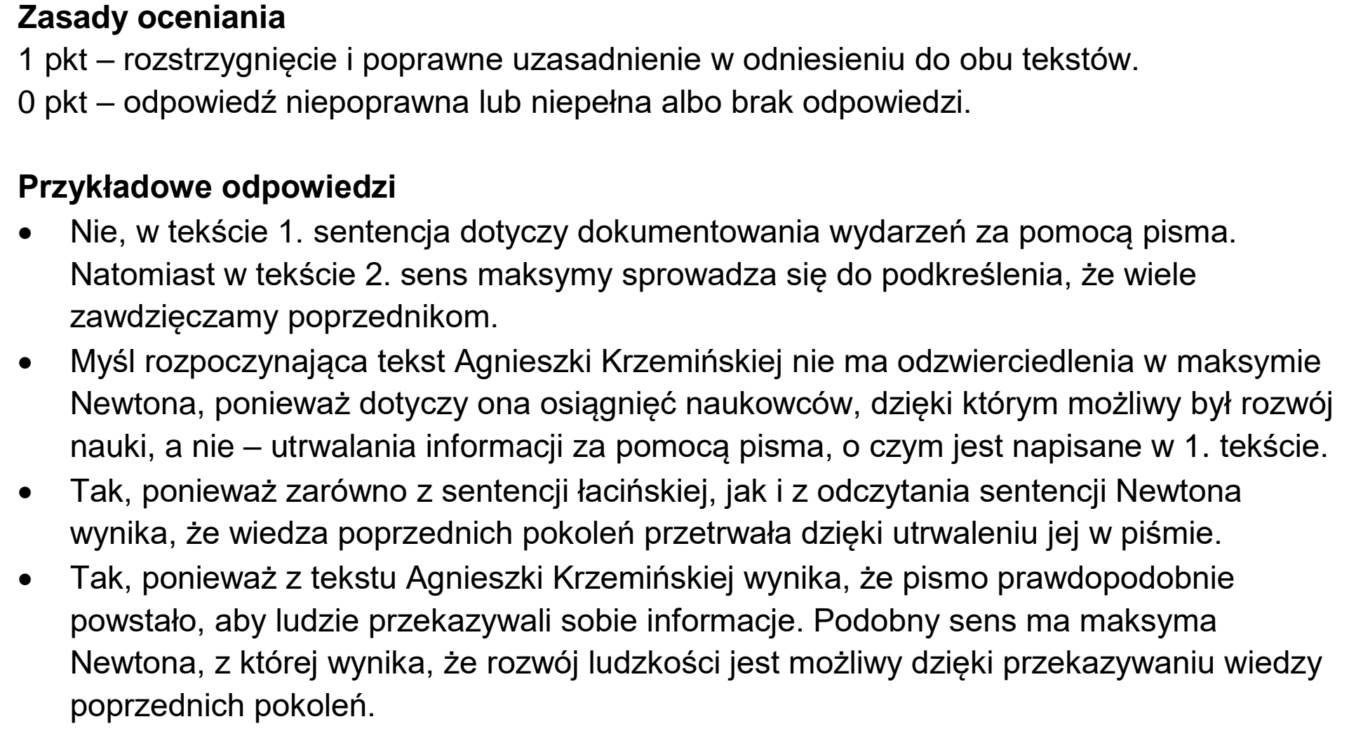 Matura, maj 2026, odpowiedź do zadania 4