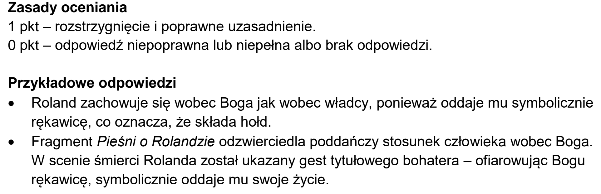 Matura, maj 2026, odpowiedź do zadania 8
