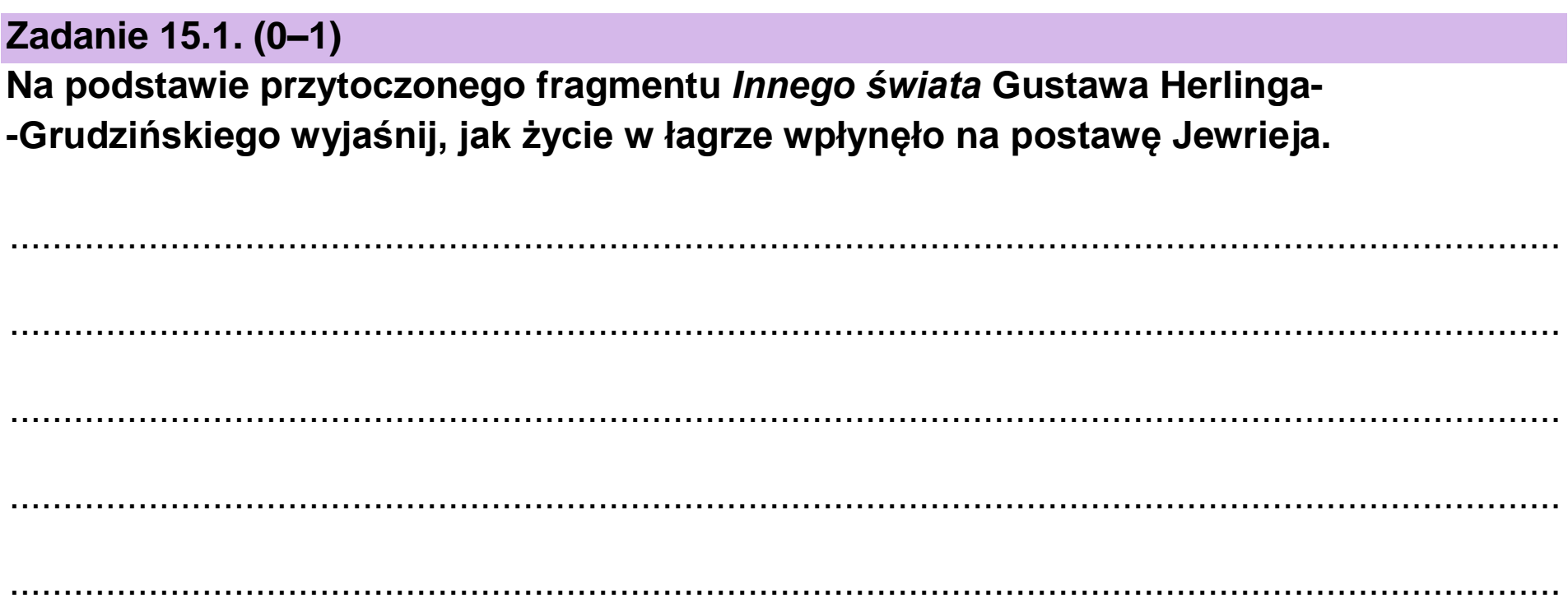 Matura, maj 2026, zadanie 15.1