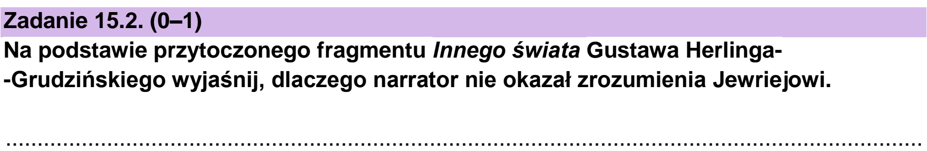 Matura, maj 2026, zadanie 15.2