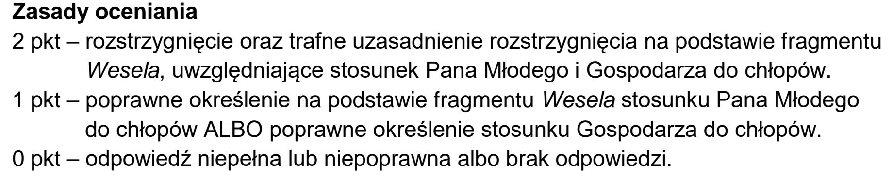 Matura próbna, marzec 2026, odpowiedź do zadania 12