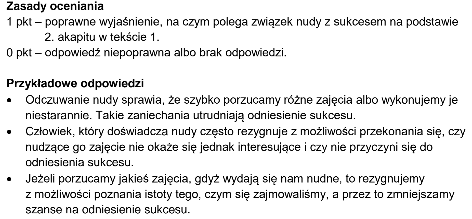 Matura próbna, marzec 2026, odpowiedź do zadania 3