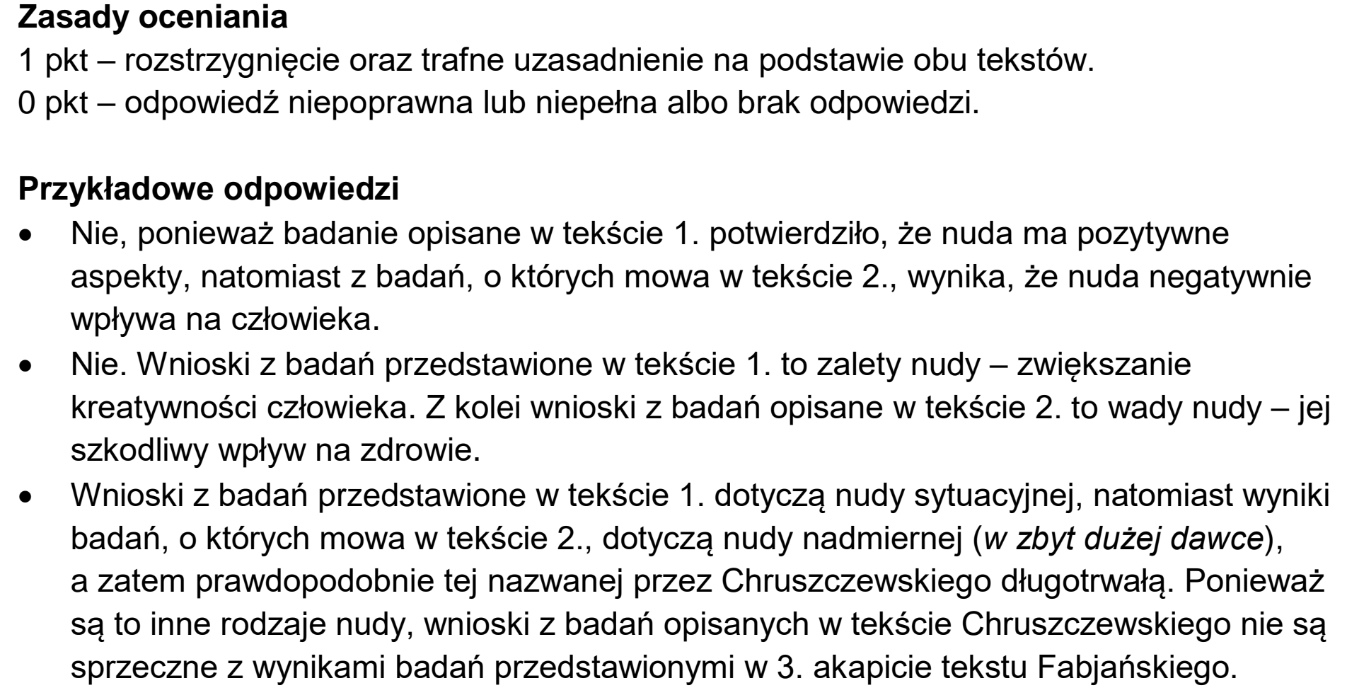 Matura próbna, marzec 2026, odpowiedź do zadania 4