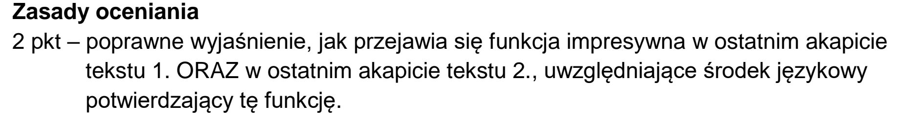 Matura próbna, marzec 2026, odpowiedź do zadania 5, fragment 1