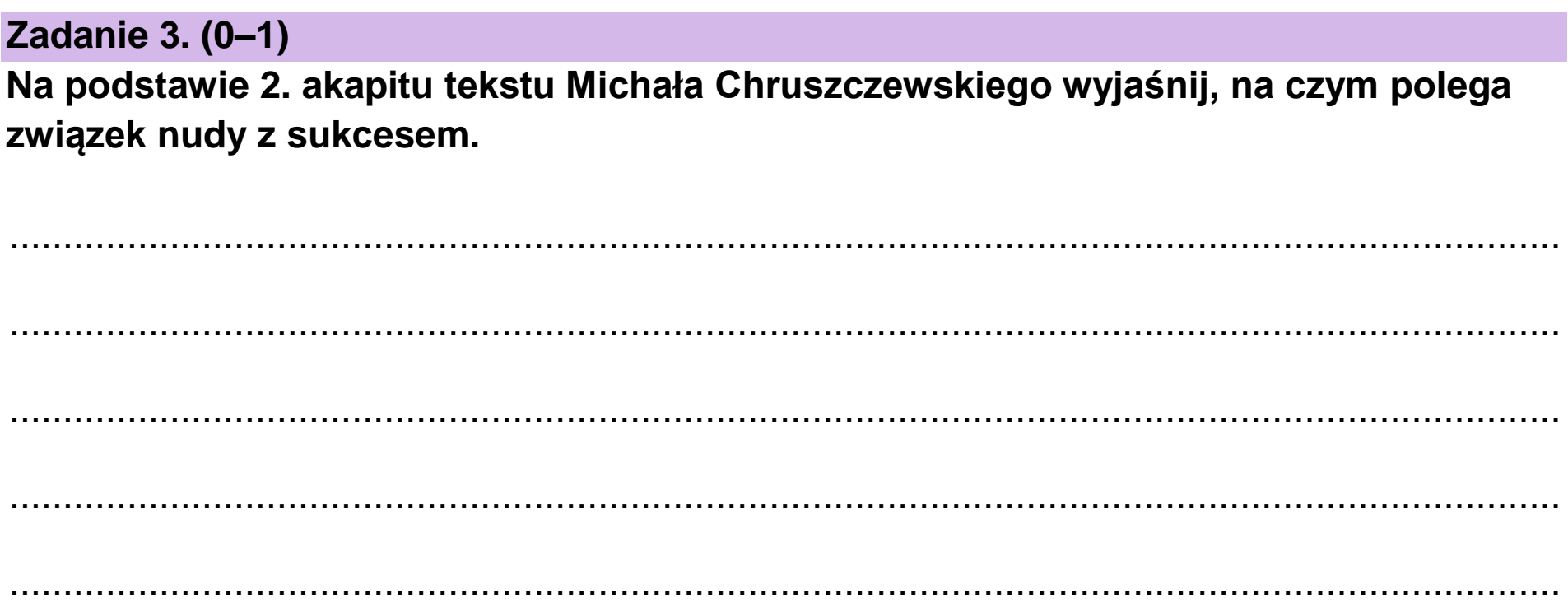 Matura próbna, marzec 2026, podgląd zadania 3