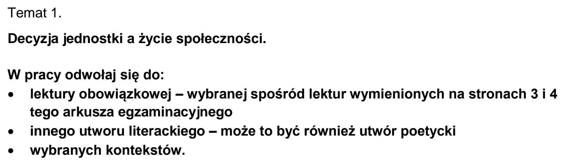 Matura próbna, marzec 2026, podgląd zadania 1