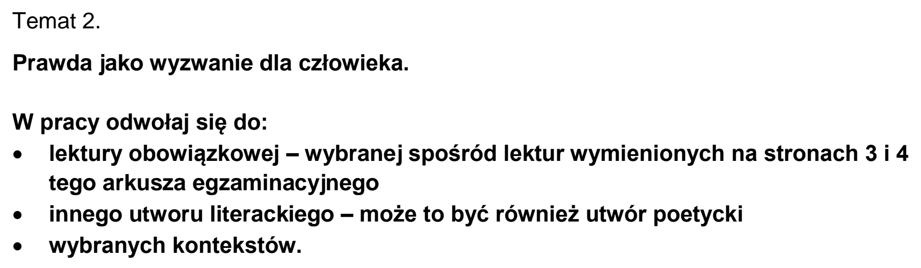 Matura próbna, marzec 2026, podgląd zadania 2