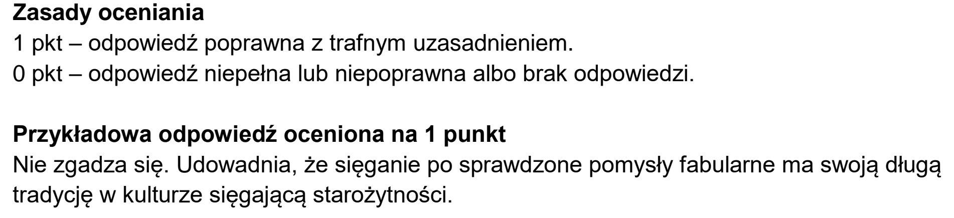 Matura próbna, wrzesien 2022, odpowiedź do zadania 2