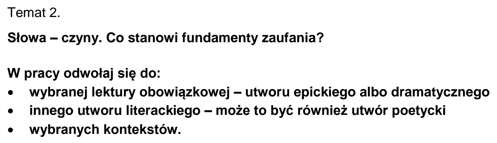 Matura próbna, wrzesien 2022, podgląd zadania 2