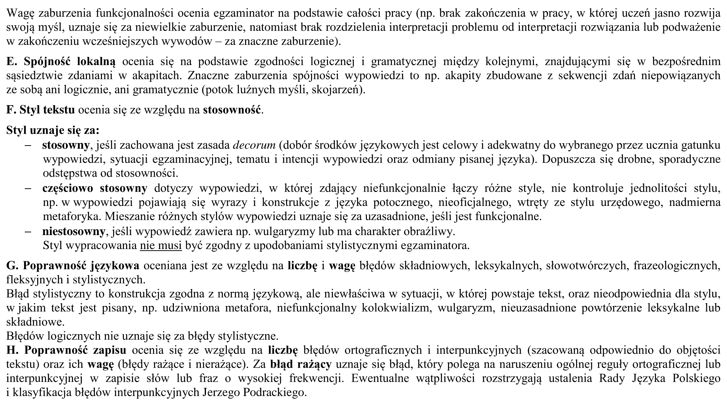 Matura dodatkowa, czerwiec 2018, odpowiedź do zadania 1, fragment 4