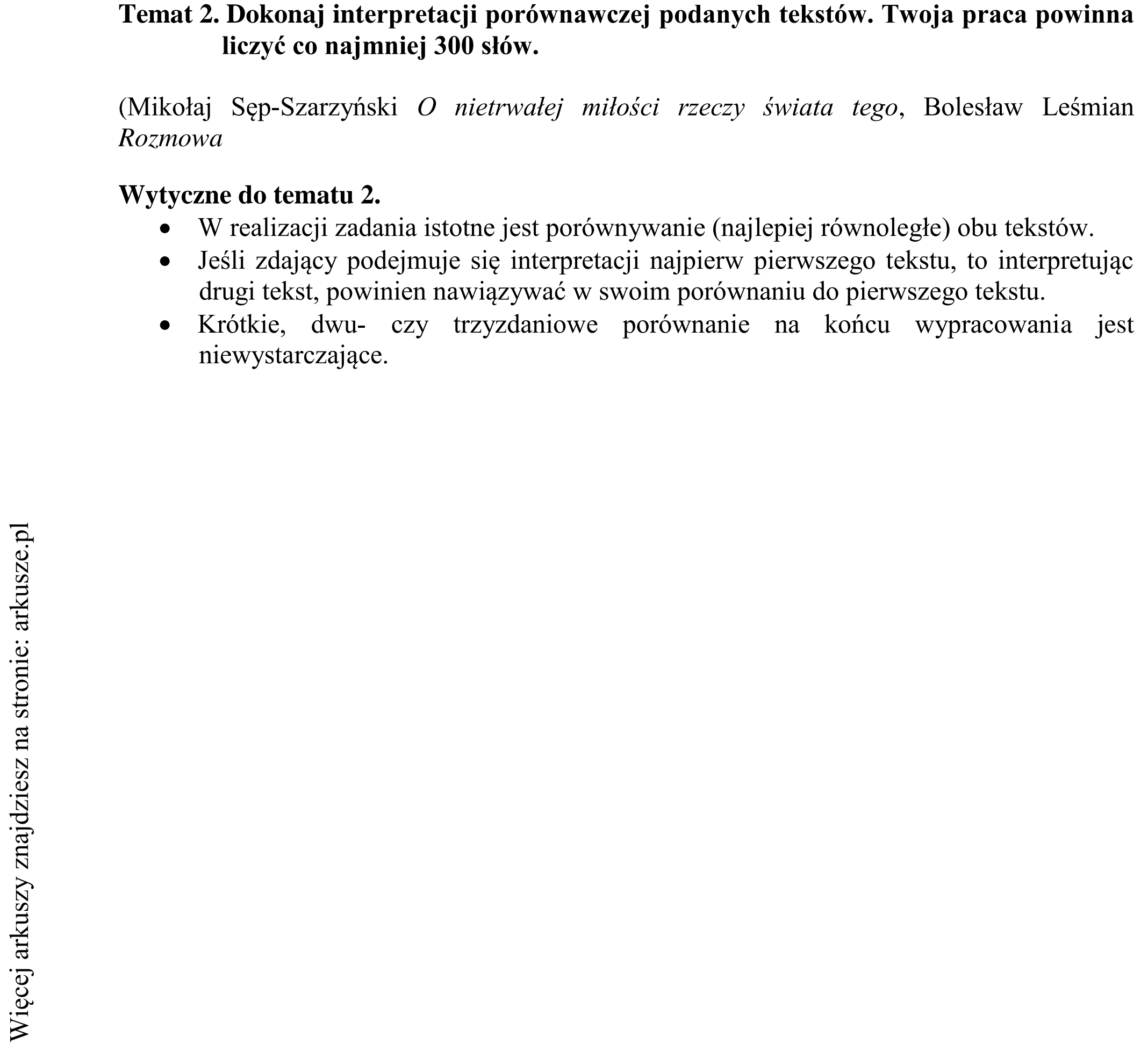 Matura dodatkowa, czerwiec 2018, odpowiedź do zadania 2, fragment 1