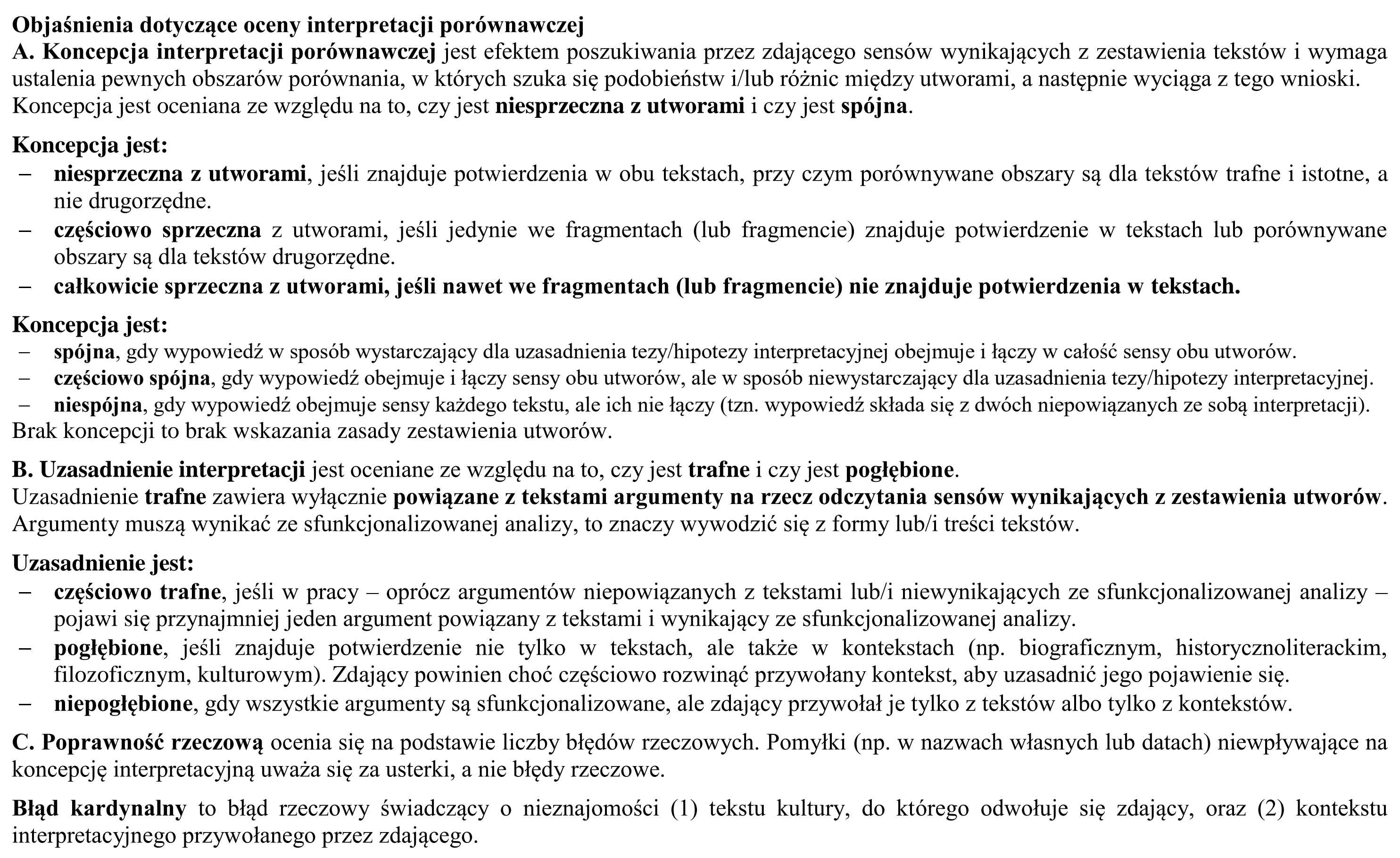 Matura dodatkowa, czerwiec 2018, odpowiedź do zadania 2, fragment 3
