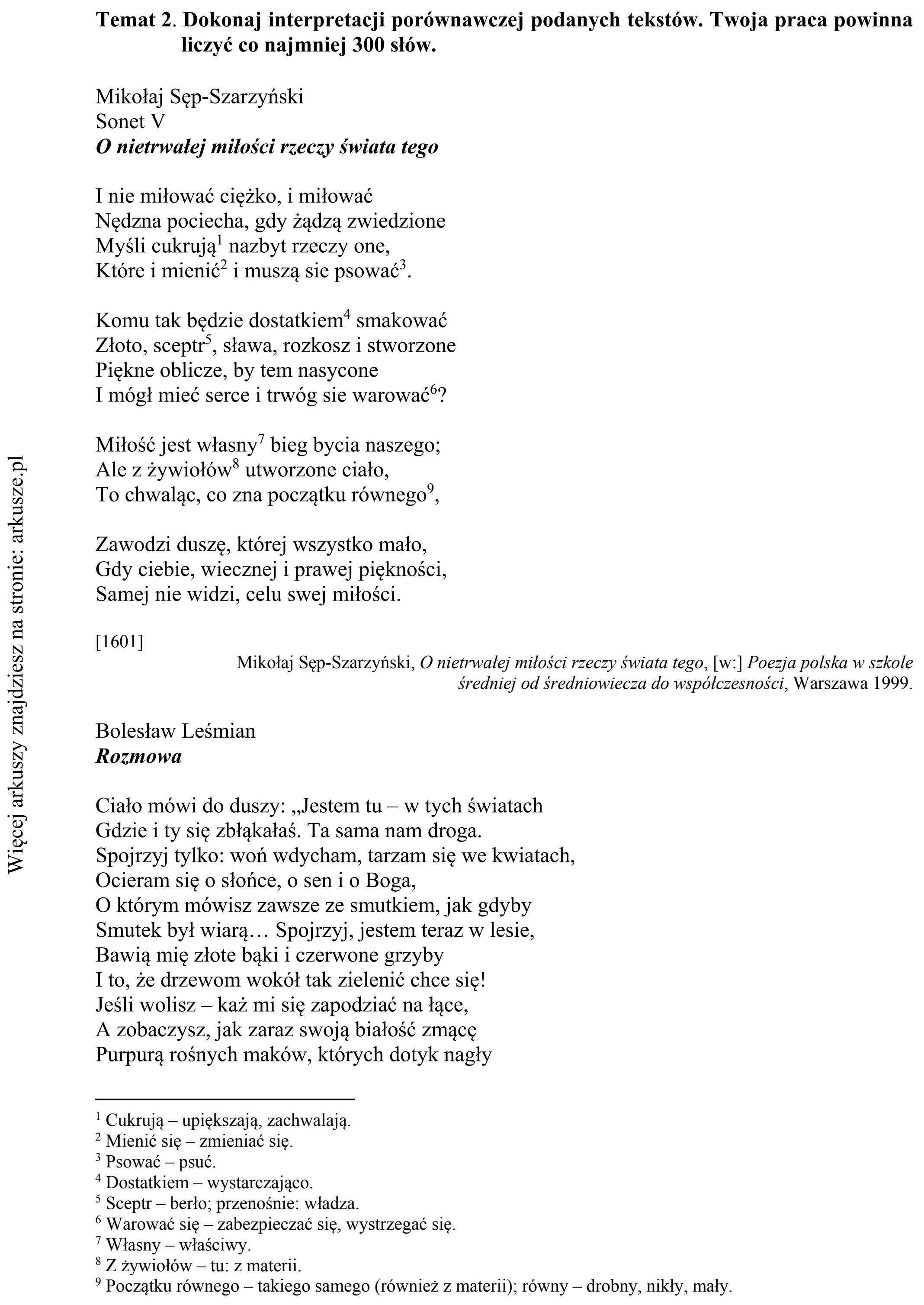 Matura dodatkowa, czerwiec 2018, podgląd zadania 2, fragment 1