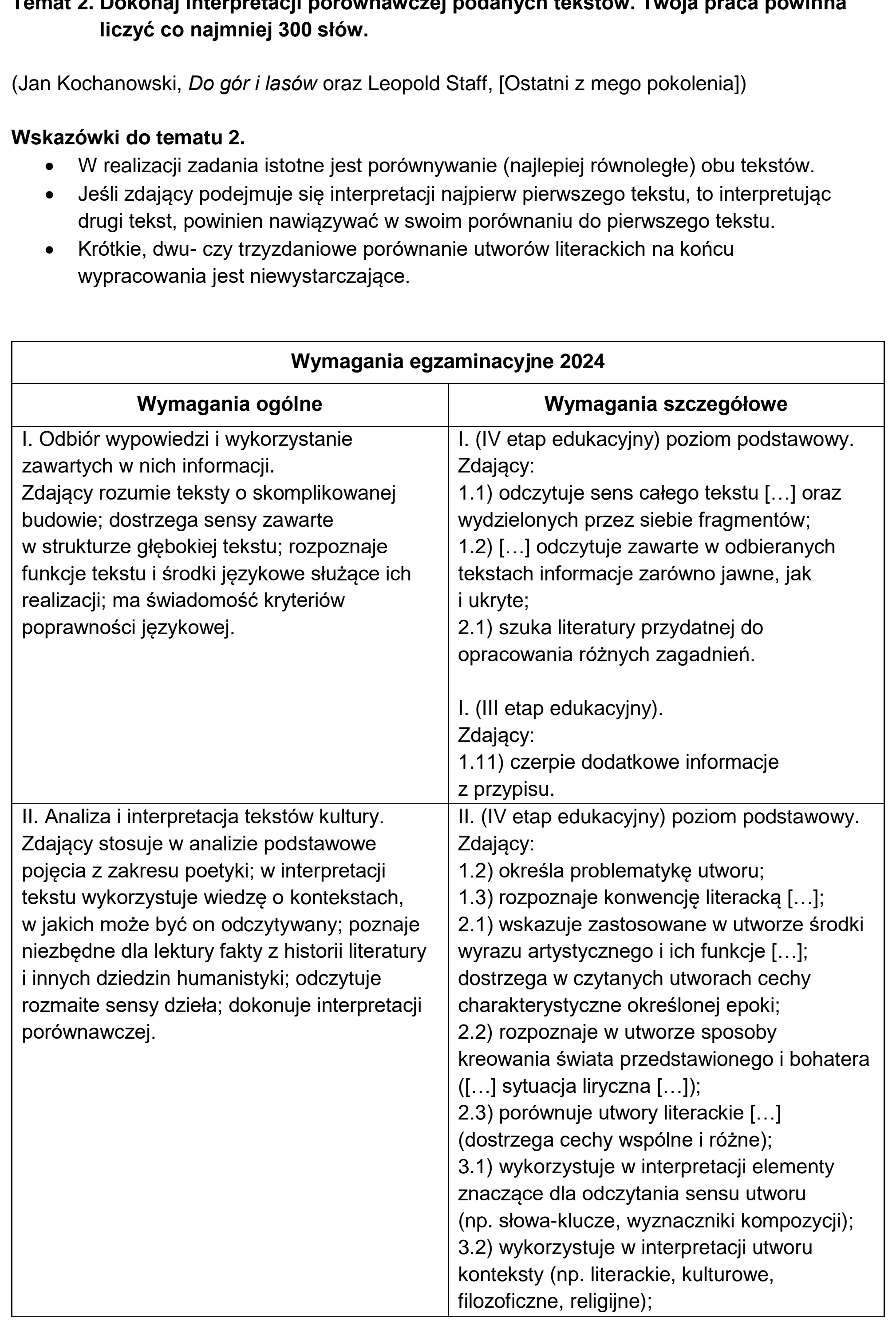 Matura dodatkowa, czerwiec 2024, odpowiedź do zadania 2, fragment 1
