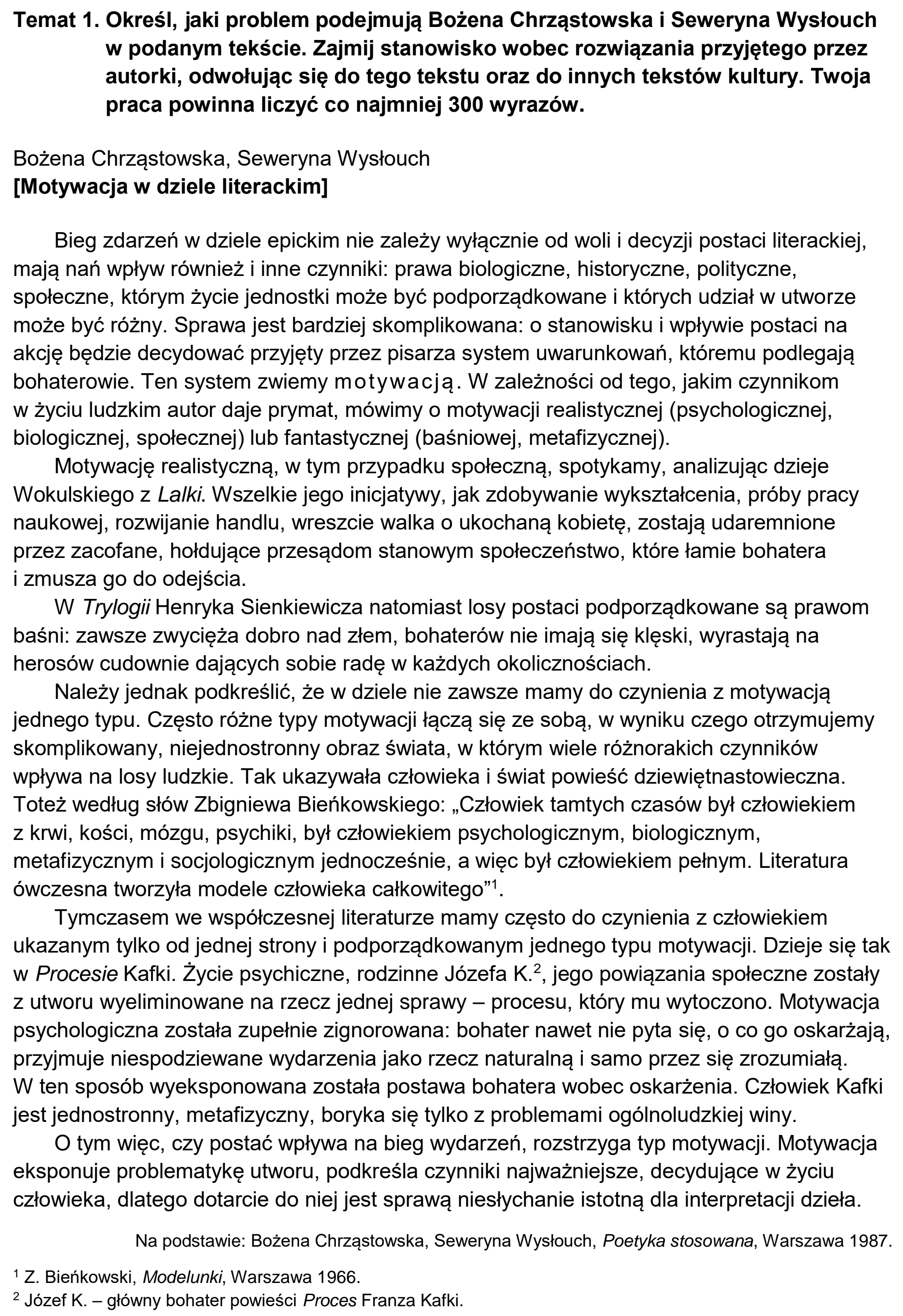 Matura dodatkowa, czerwiec 2025, podgląd zadania 1