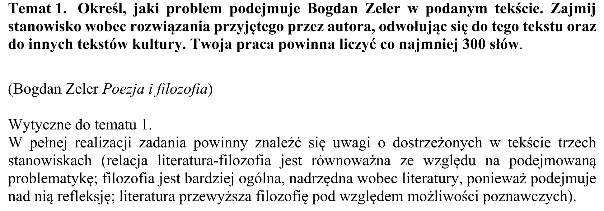 Matura, maj 2018, odpowiedź do zadania 1, fragment 1
