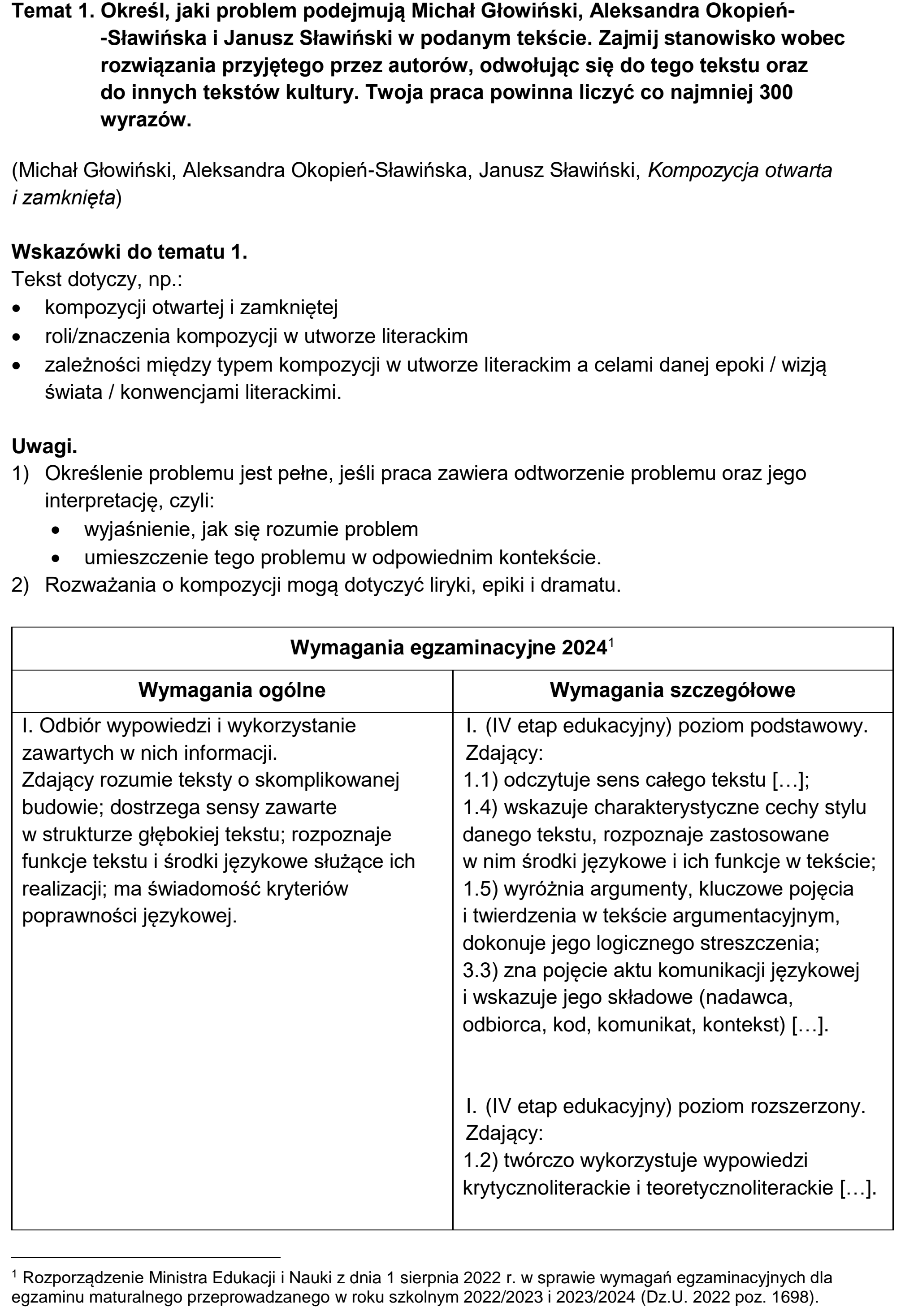 Matura, maj 2024, odpowiedź do zadania 1
