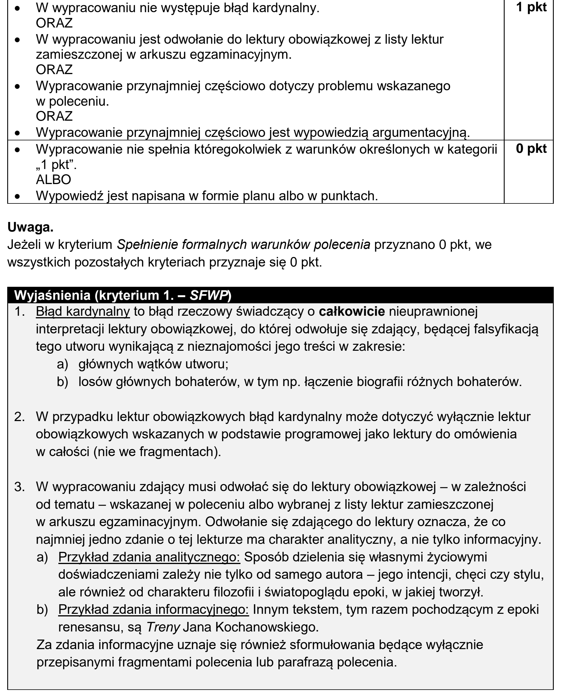 Matura dodatkowa, czerwiec 2026, odpowiedź do zadania 2, fragment 1