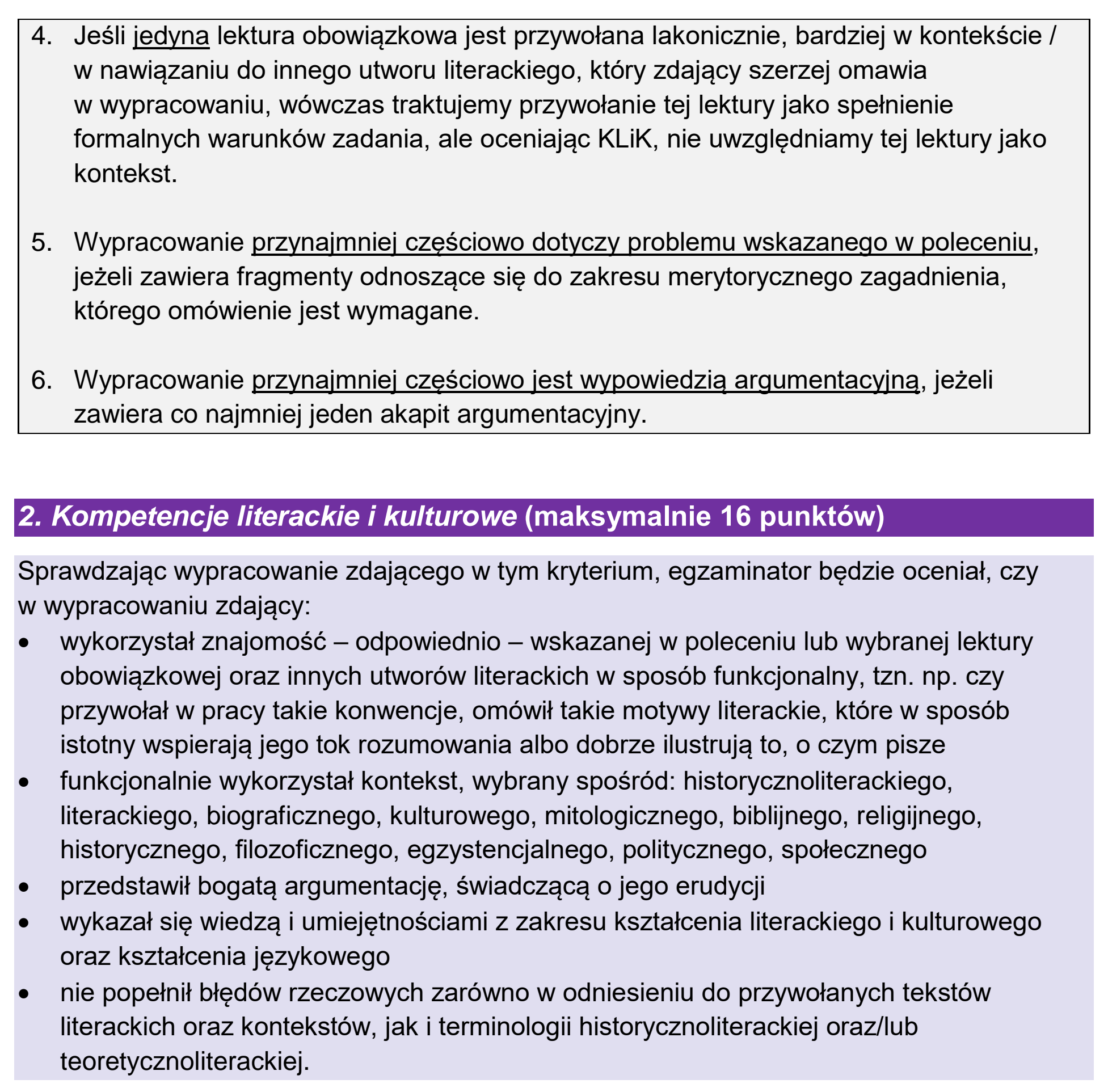 Matura, maj 2026, odpowiedź do zadania 2, fragment 2